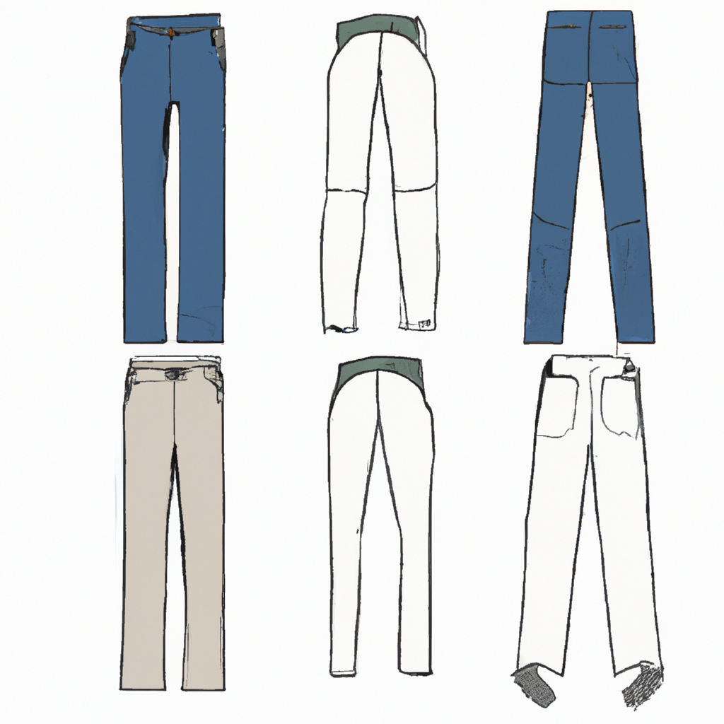 What are the most popular types of men's pants for different occasions?